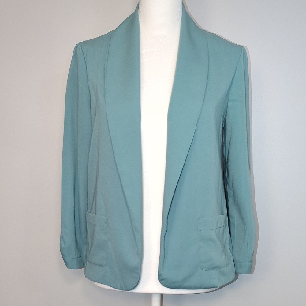 Open Front 3/4 Blazer